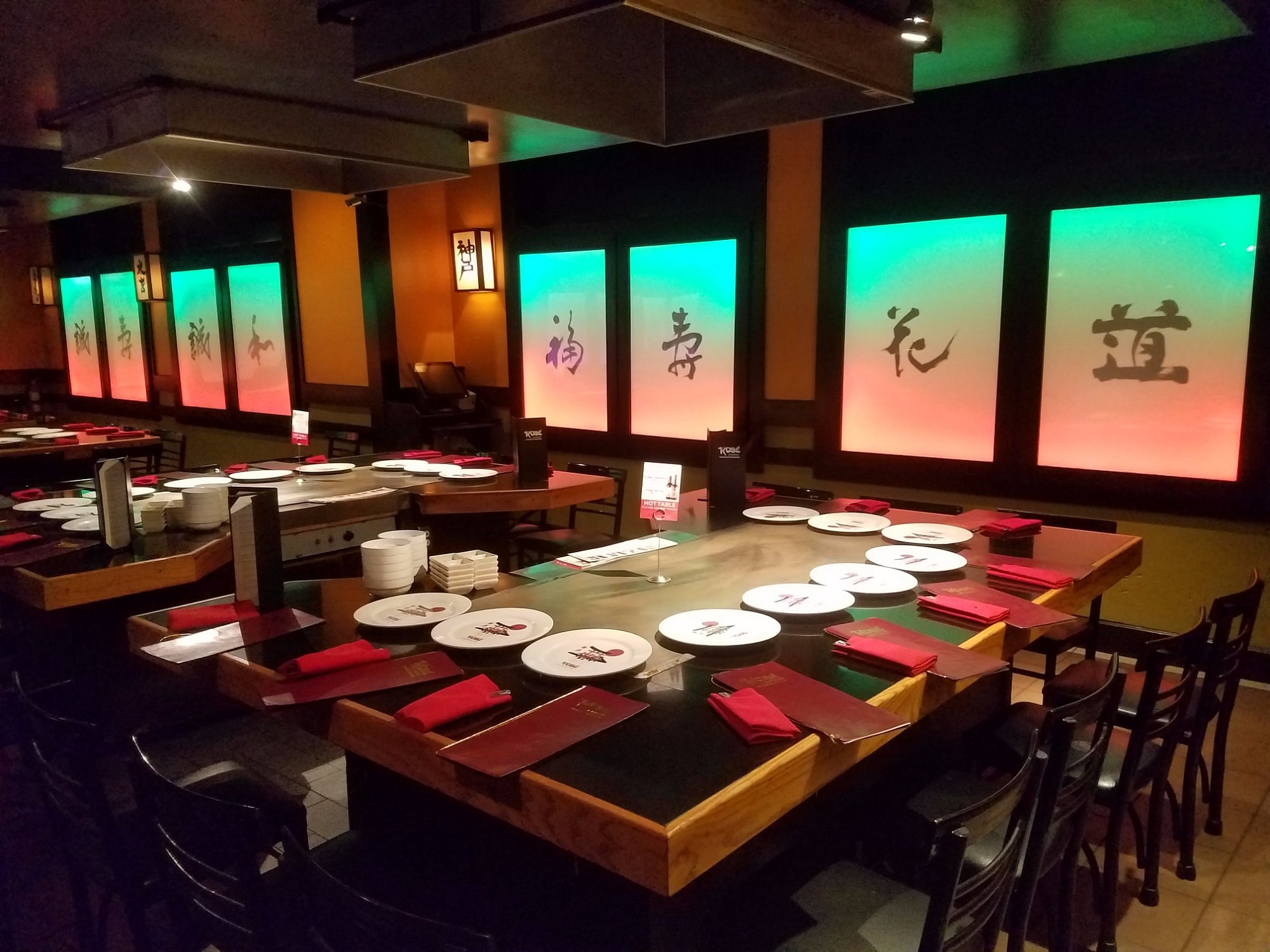 Kobe International Drive Orlando Florida Tables